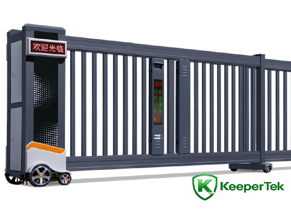 लाइसेंस प्लेट पहचान KT-QG27 के साथ स्लाइडिंग दरवाजा